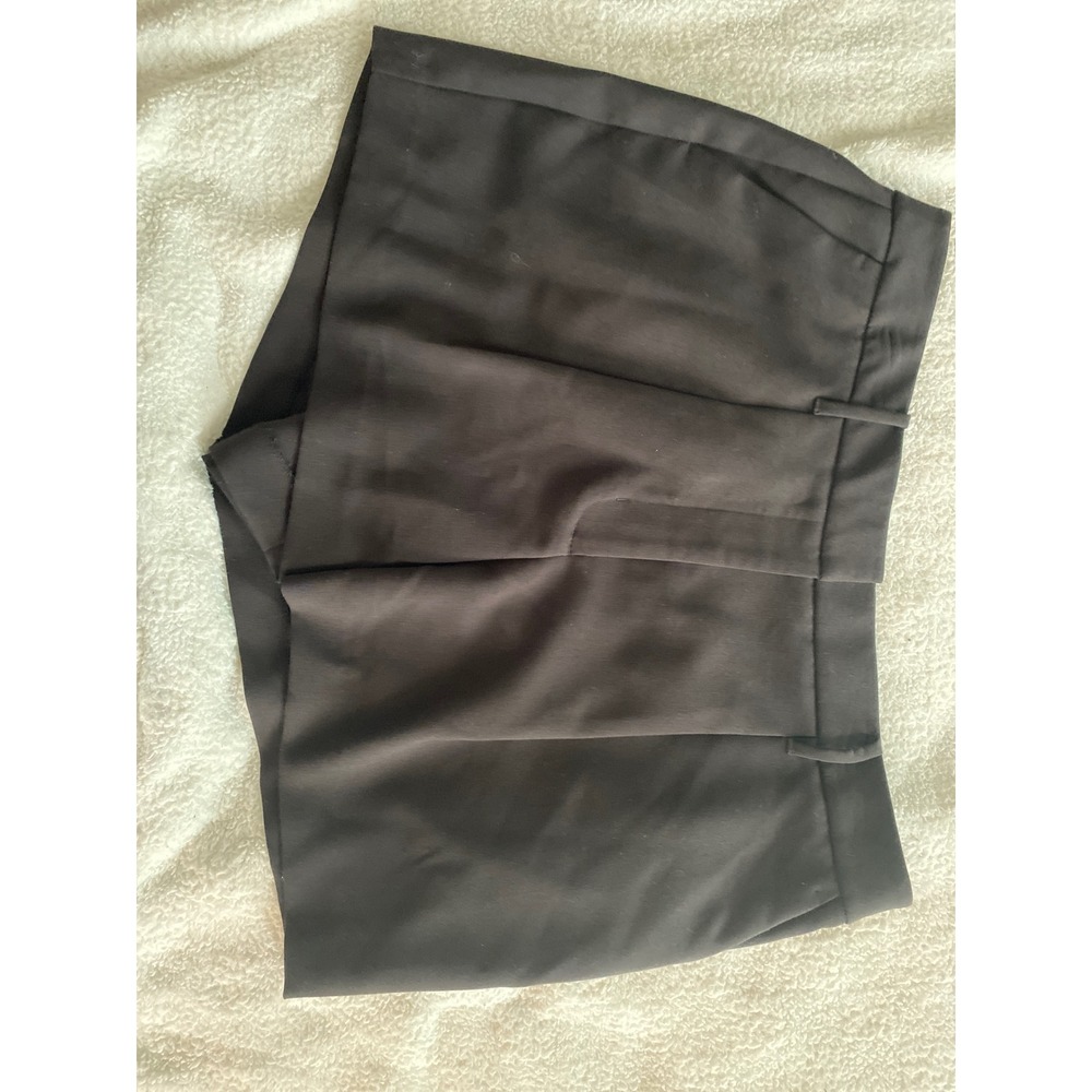 Nine West High Rise Pleat Front Shorts Mineral Black Size 18 WW31X404RS